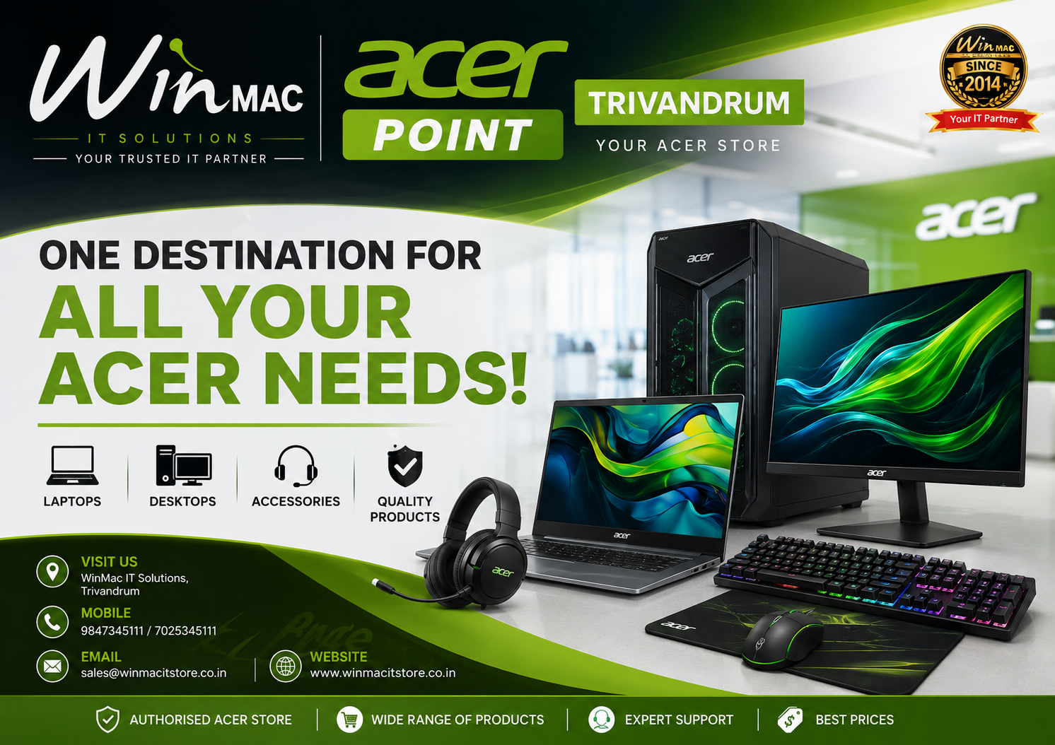Acer Point Trivandrum – WinMac IT Solutions